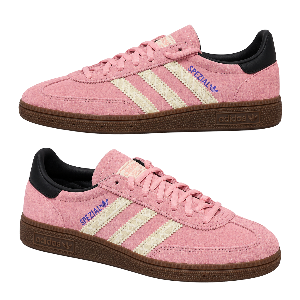 NEW Adidas Handball Spezial J Size 6.5 Youth Pink Black Gum Sneakers 1