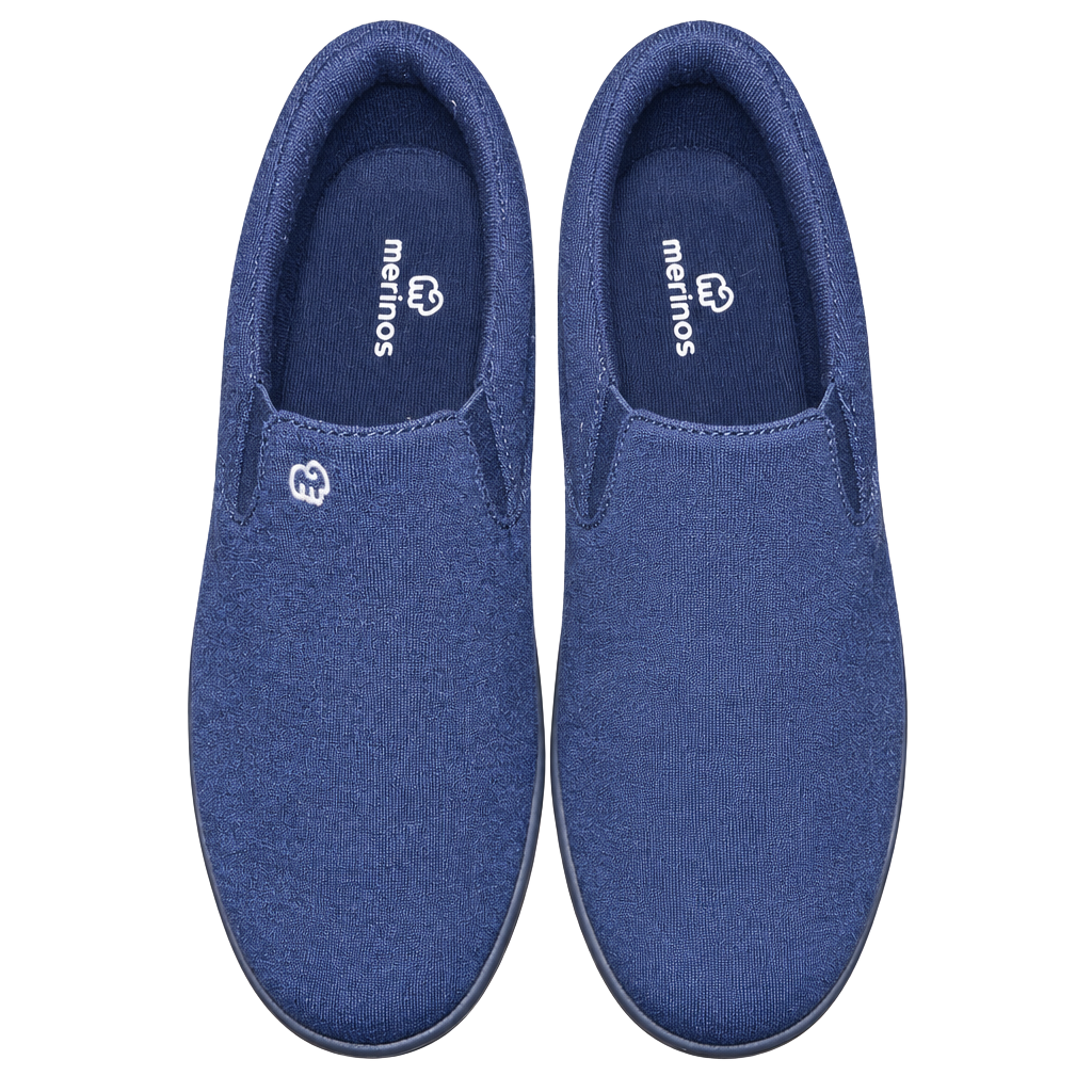 Merinos Women's Slip On Navy with Navy Sole - Size 6 - .com 1