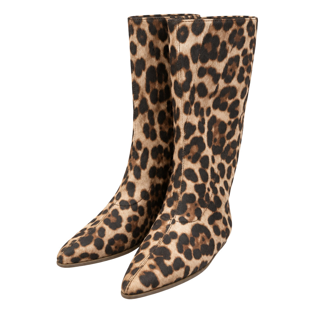 Soul Naturalizer Melodi Boot Size 7.5M Leopard Print Block Heel 1
