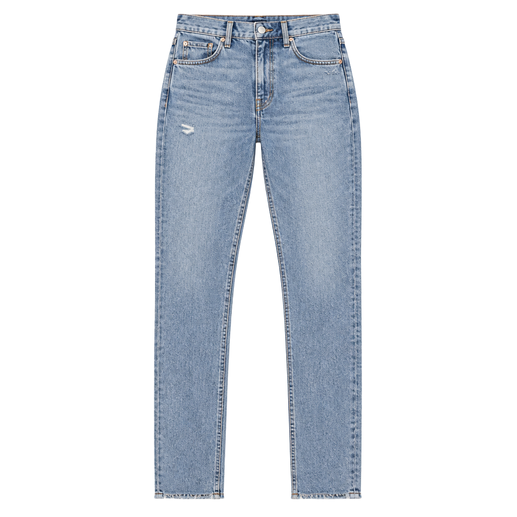 Reformation Julia High Cigarette Jean Size 29 Light Wash Distressed 1