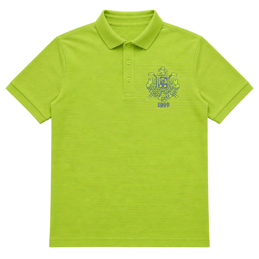 PUMA Detroit Golf Club Lime Green Polo Shirt 1