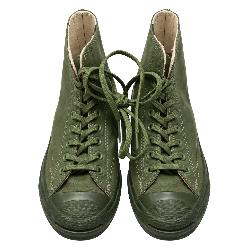 Converse Jack Purcell Signature Rubber High Top Fatigue Green 1