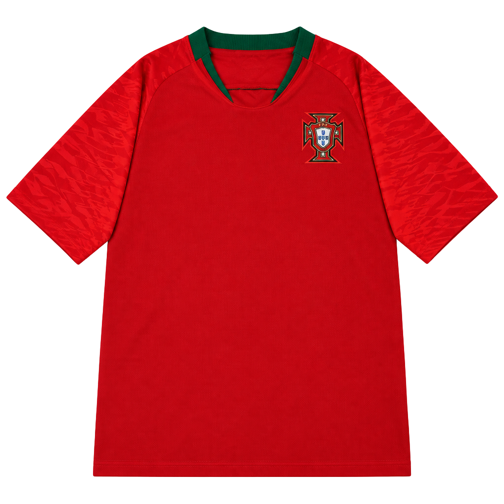 Portugal Soccer Jersey Size XL Red FPF Crest 11 1