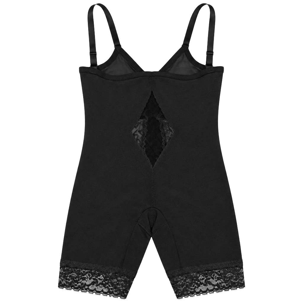 Rago Body Briefer Style 9070 Size 2XL Black Shapette Shapewear 1
