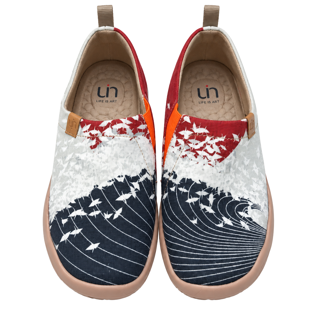 Uin Toledo Art Painted Slip On Travel Shoes 1