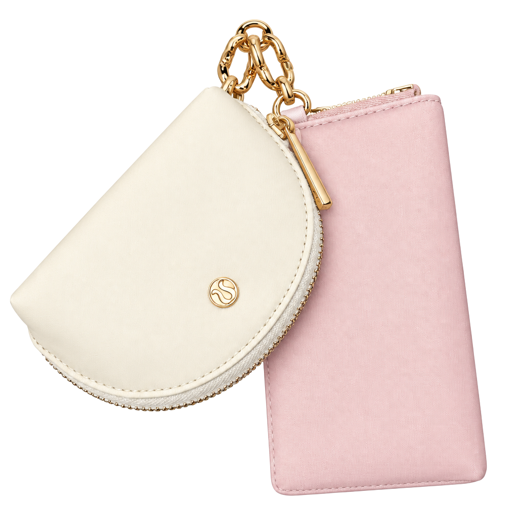 Lululemon Dual Pouch Wristlet Tea 1