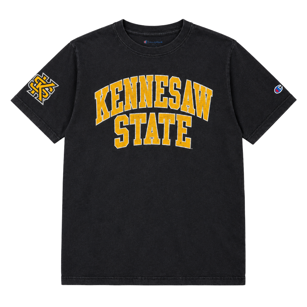 Champion Kennesaw State University T-Shirt Size L Black 1