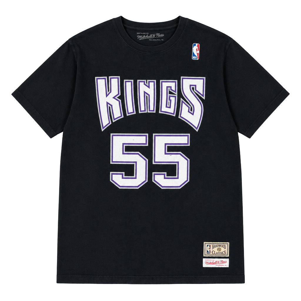 Mitchell & Ness Sacramento Kings 55 T-Shirt Black 1