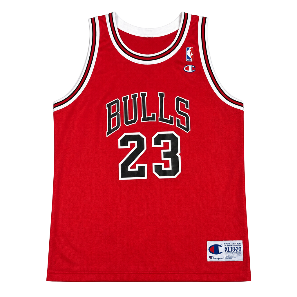 Champion Chicago Bulls Michael Jordan 23 Jersey Size XL18-20. Rare and hard to find. 1