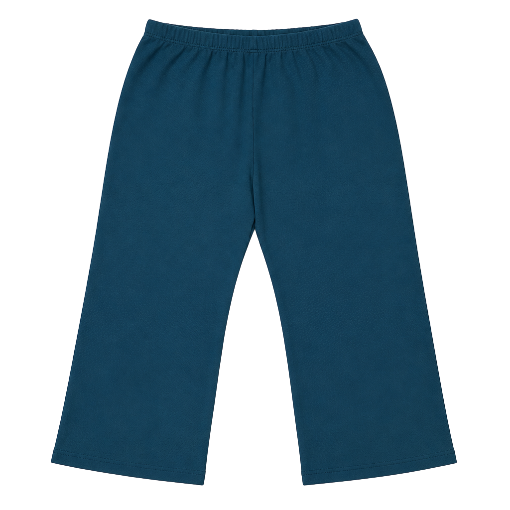 Elle Scrubs Women's Mid-Rise Straight Leg Pull-On Scrub Pants Style EL130 Teal Blue Size 5XL 1
