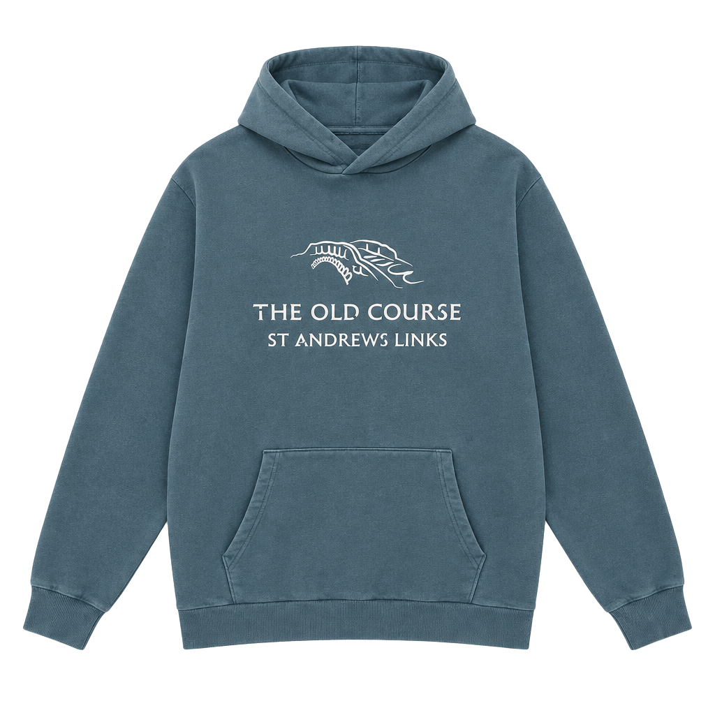 American Needle The Old Course St Andrews Links Hoodie Size 2XL Blue 1