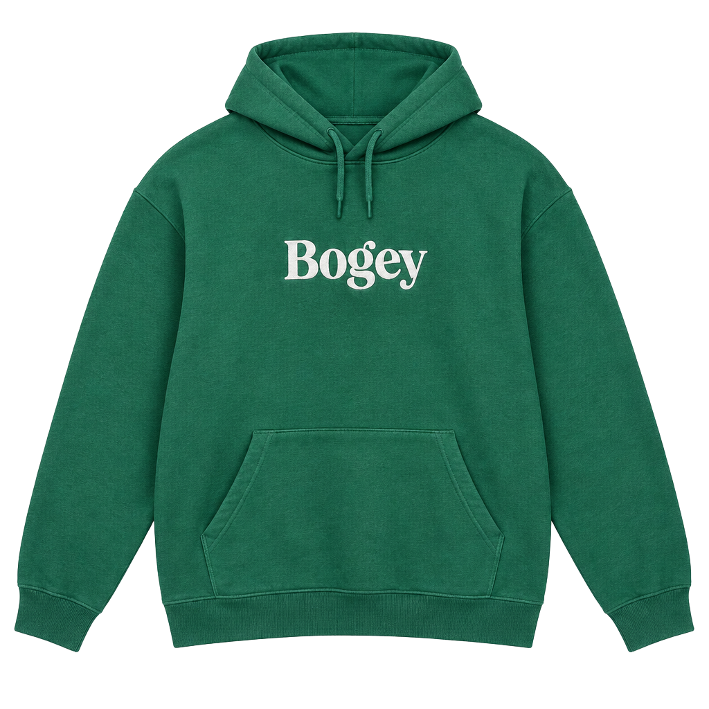 Bogey Boys Hoodie Size XL Green Script Logo New with Tags 1
