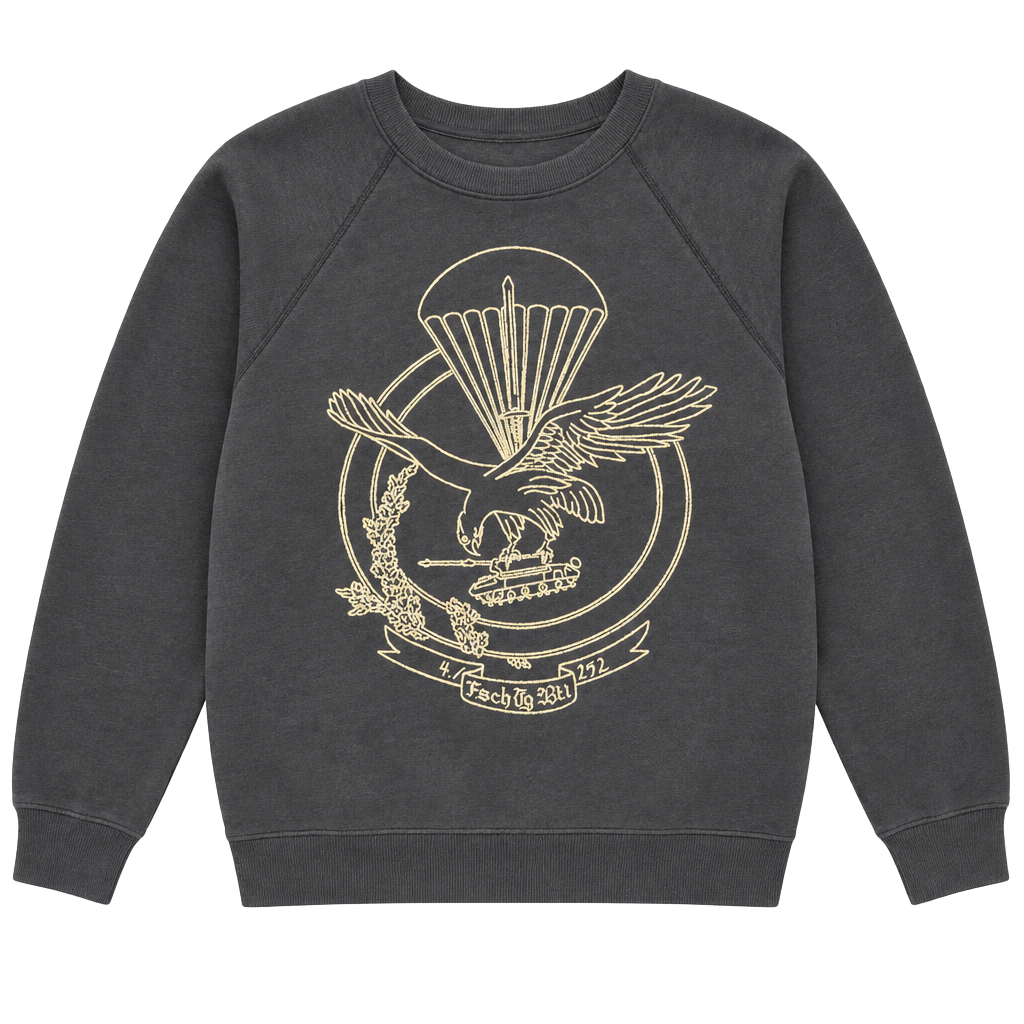 Hanes Sweatshirt XL 46-48 Vintage Military Airborne Graphic Blue USA 1