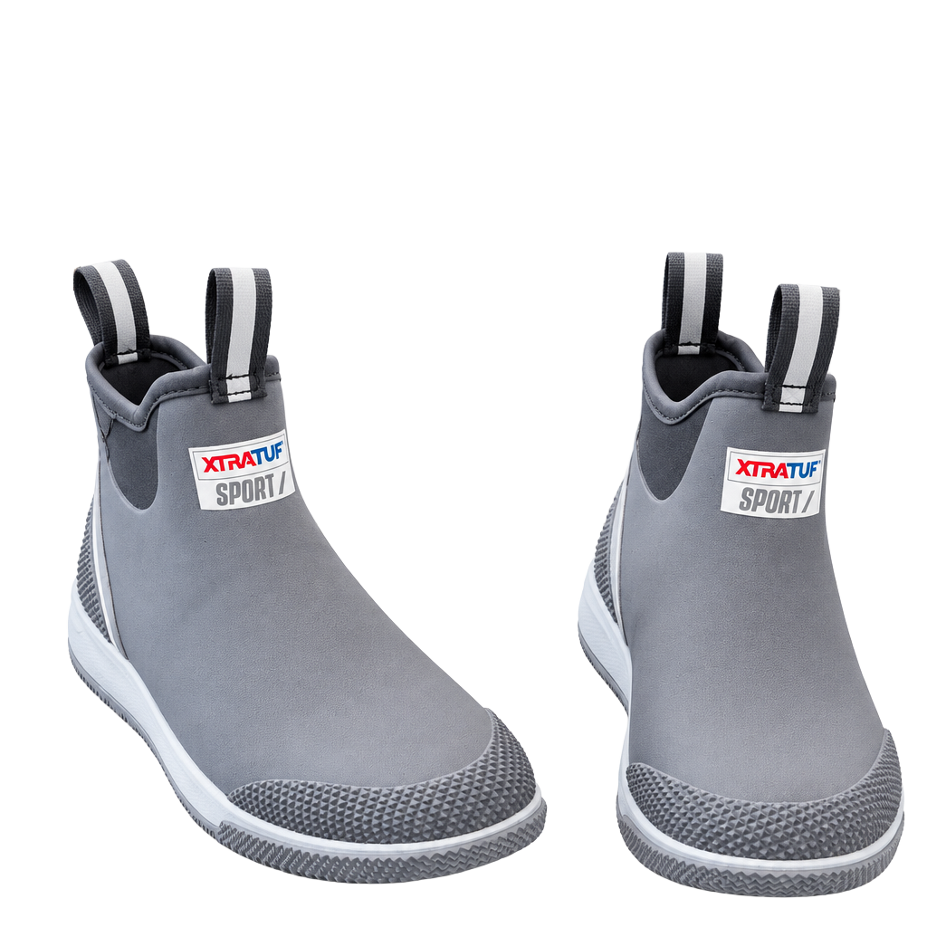 Xtratuf Ankle Deck Boot Sport Size 10 Gray 1