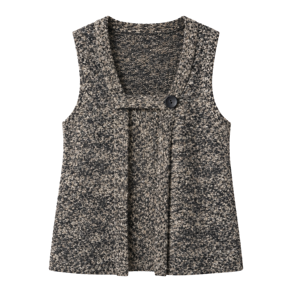 Habitat Sweater Vest Size L Multicolor Knit Open Front 1
