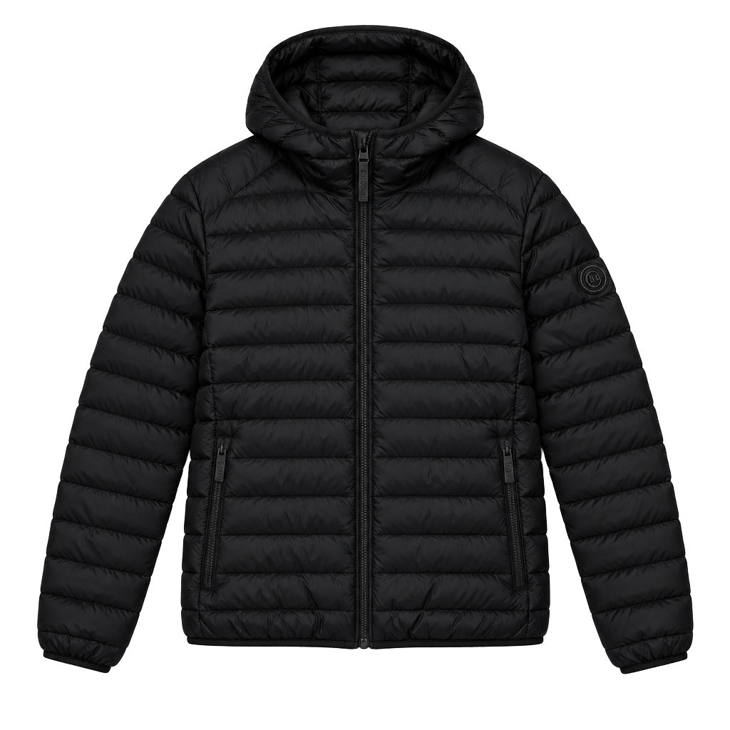 New Michael Kors Puffer Jacket Size M Black Hooded Winter Coat 1