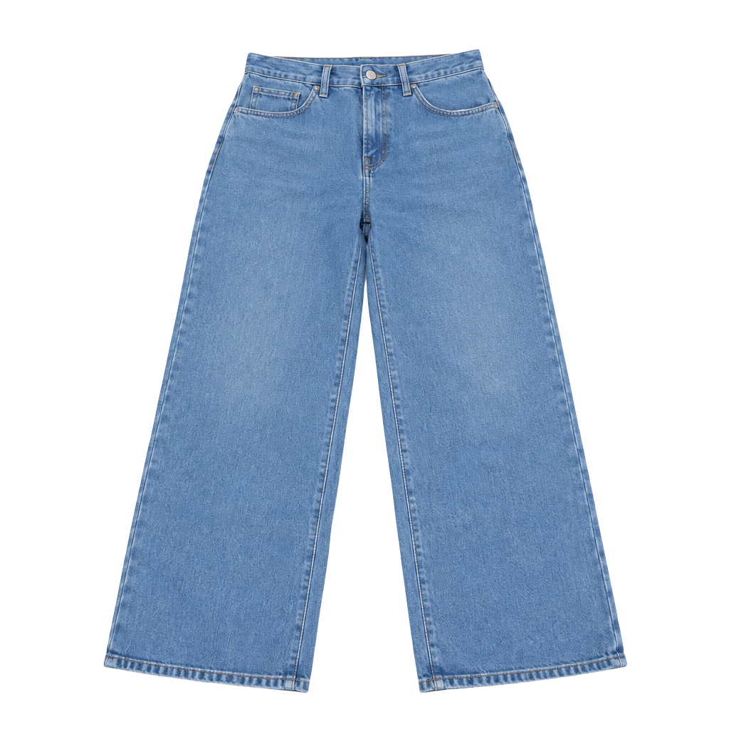 Madewell The Perfect Vintage Wide-Leg Jean Size 29P Blue Wash 1