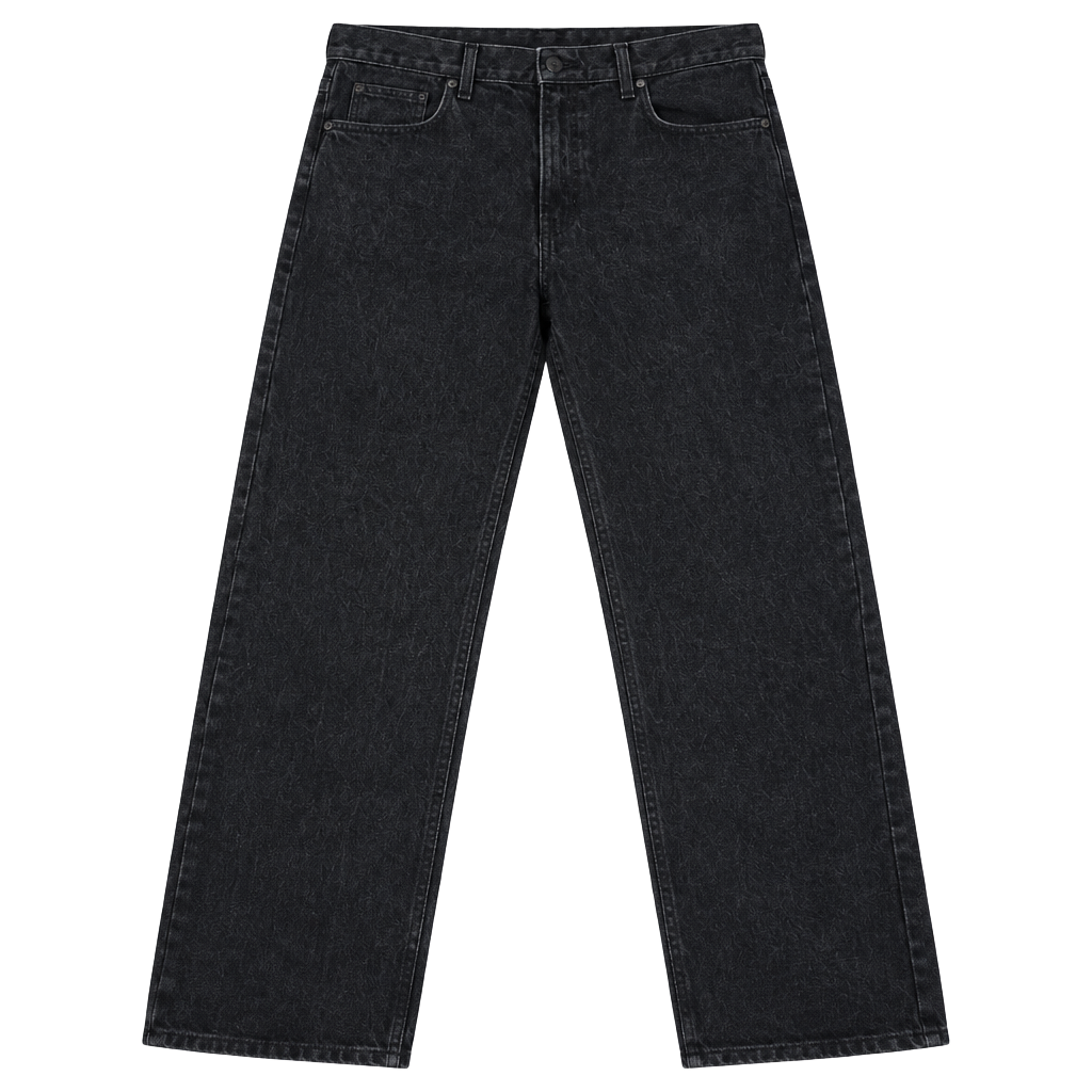 George Men's Classic Straight Leg Black Jeans 34 X 29 1