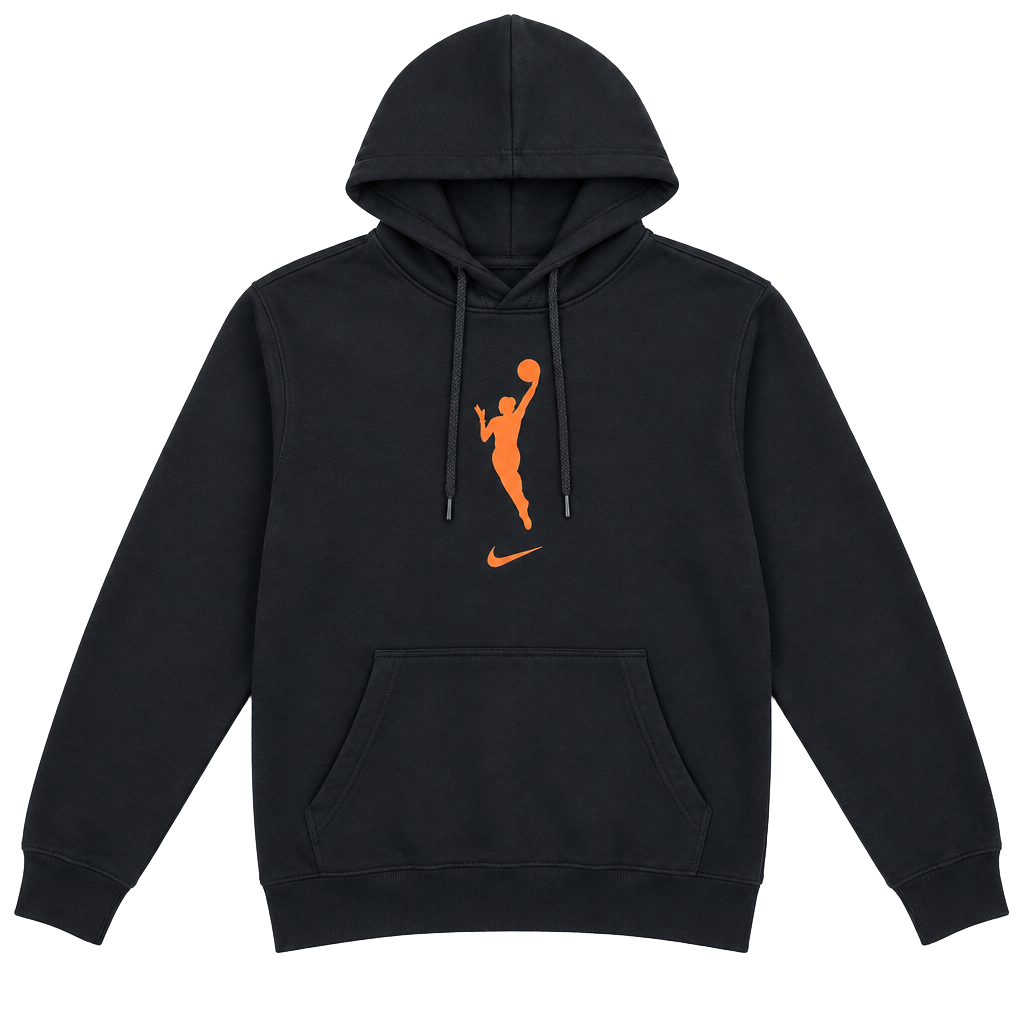 Nike Basketball Graphic Hoodie Size L Black Orange women 1
