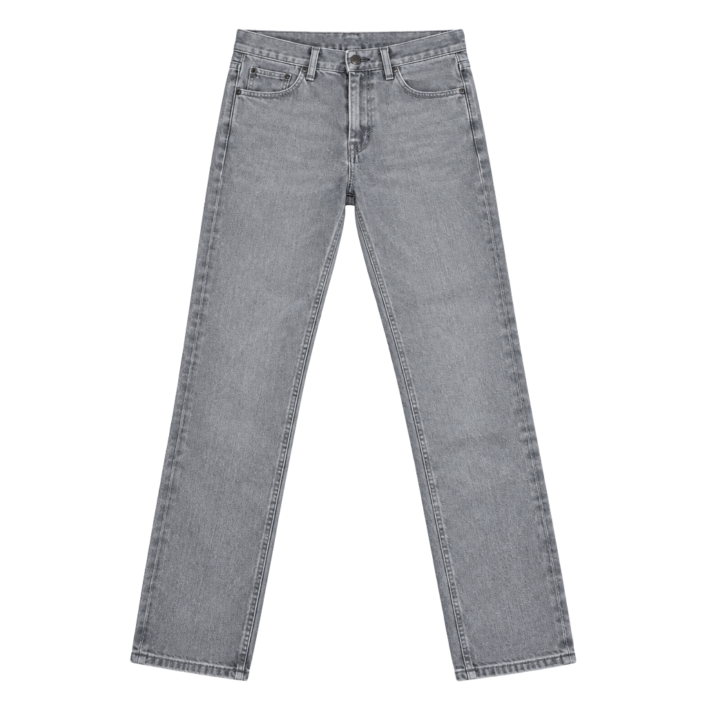 AGOLDE Straight Jeans Size 28 Grey Button Fly 1
