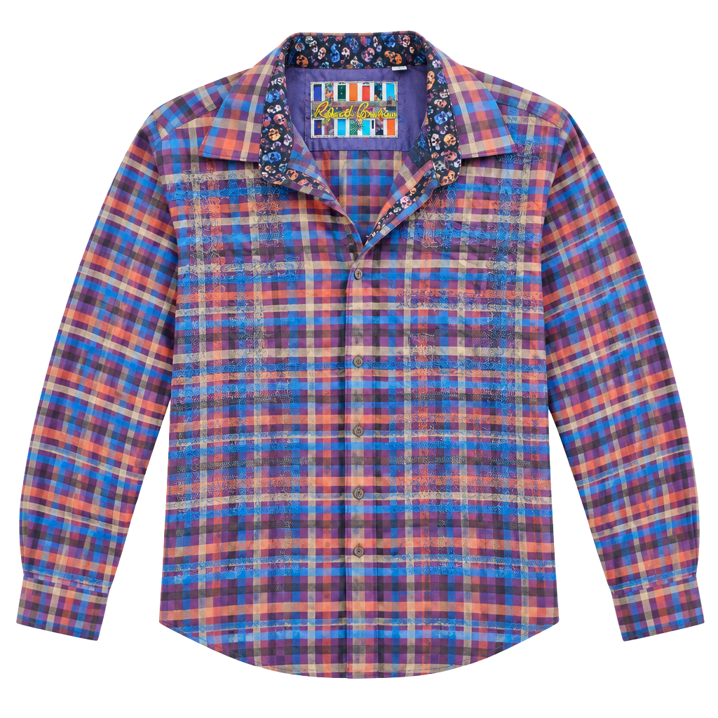 Robert Graham Plaid Long Sleeve Button Up Shirt Size 2XL 1