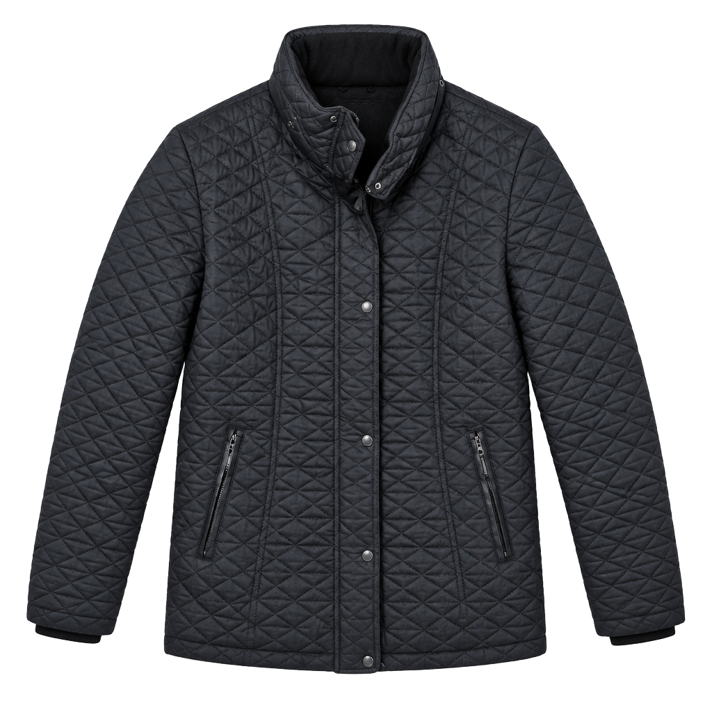 WEATHERPROOF Quilted Jacket L/G Black 1