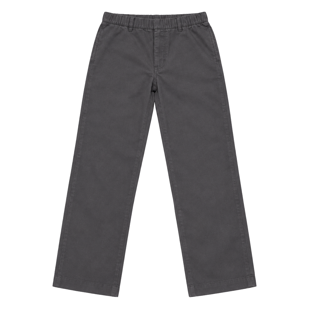 Haggar Select No-Iron Cotton Pants 42x32 Gray Flat Front 1