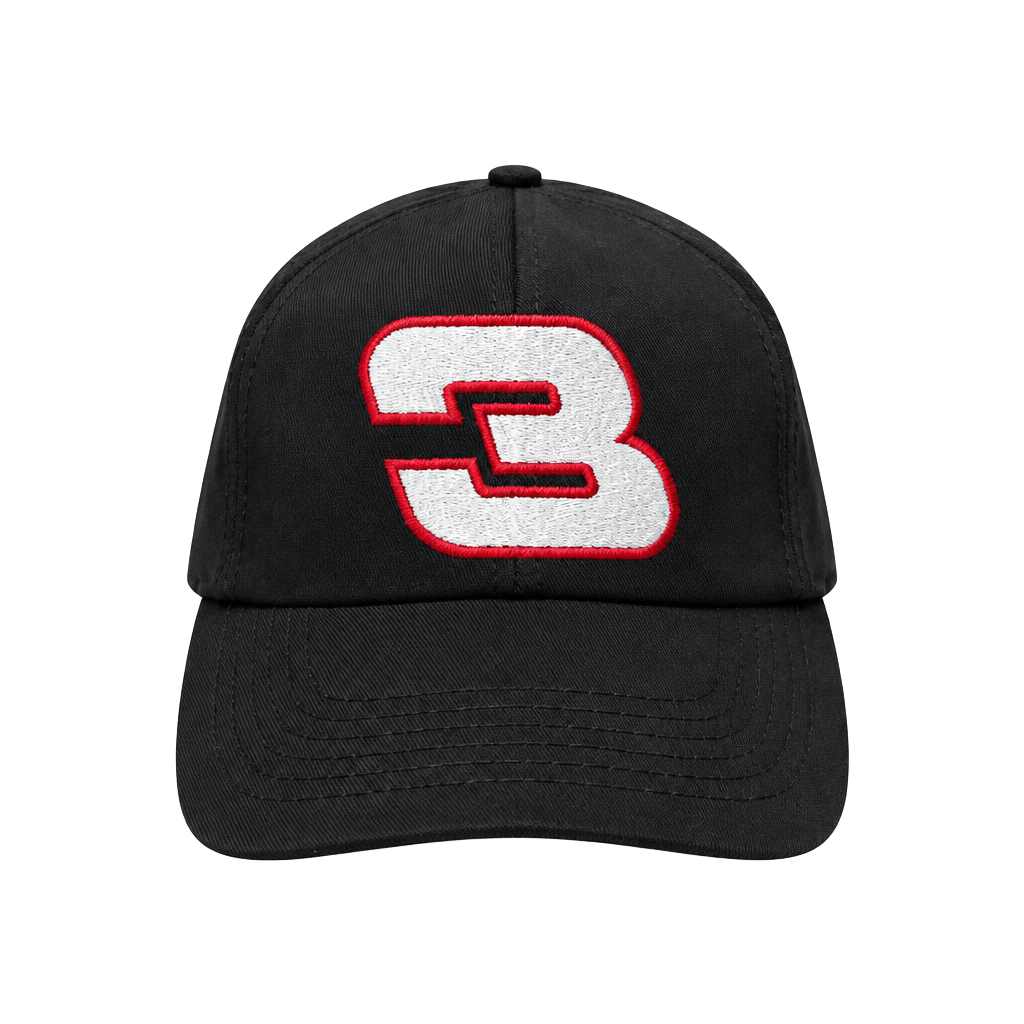 Dale Earnhardt NASCAR #3 Hat Black 1