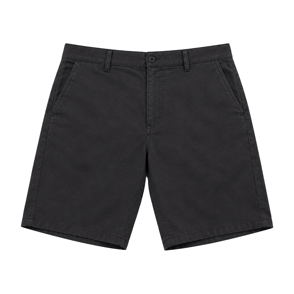 George Shorts Size 34 Black Flat Front Casual 1