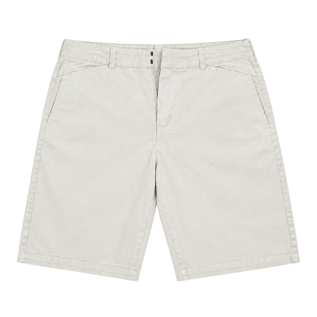 Croft & Barrow Womens White chino Shorts Size 12 Classic Fit 1