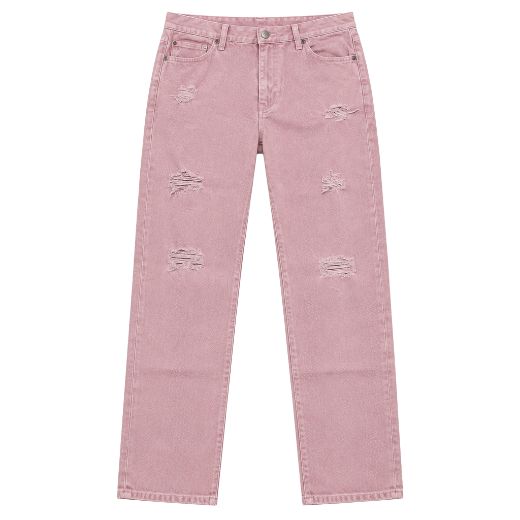 Soho Pink Boyfriend Distressed Jeans Womens 10 1