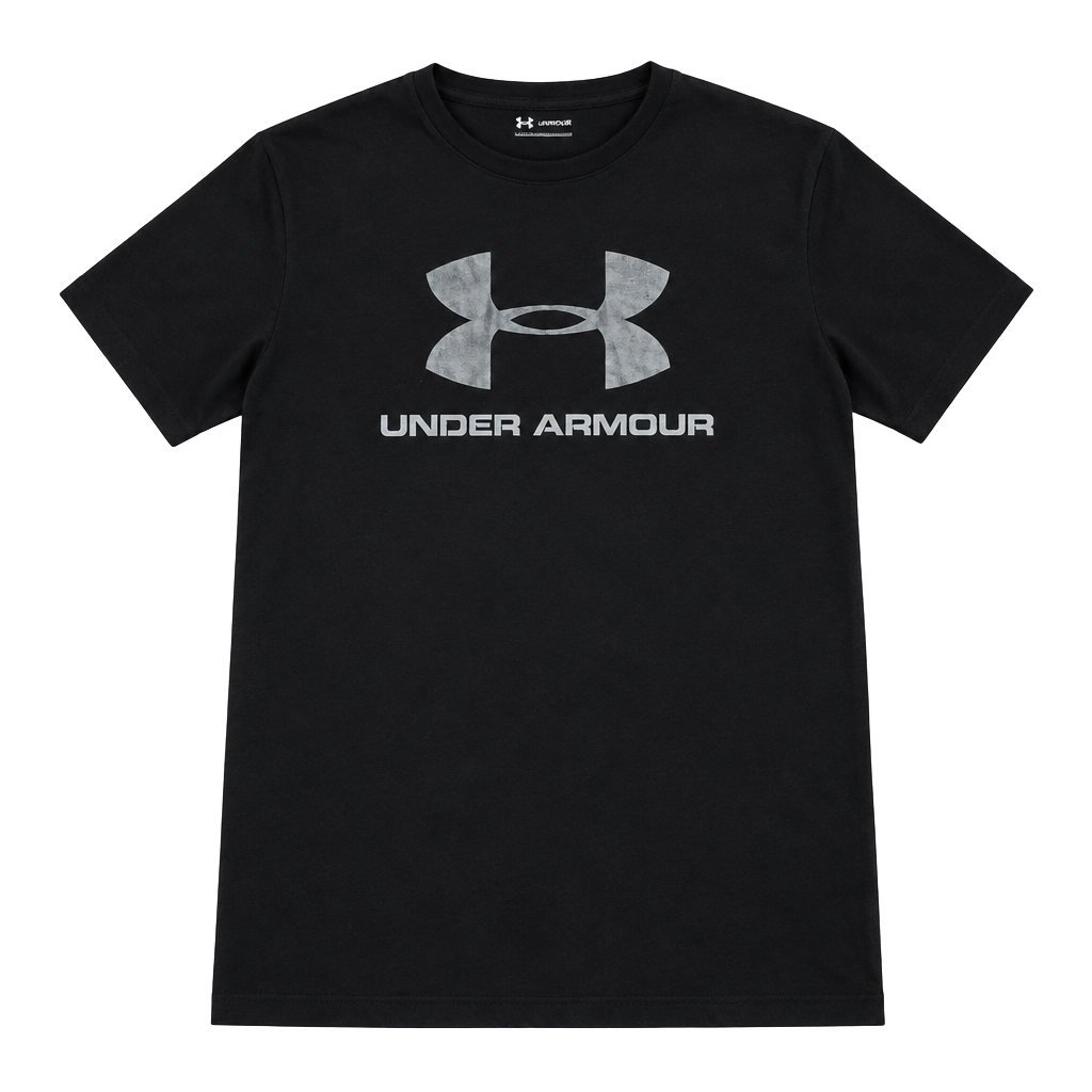Under Armour T-Shirt Size S Black Heatgear Logo Short Sleeve 1
