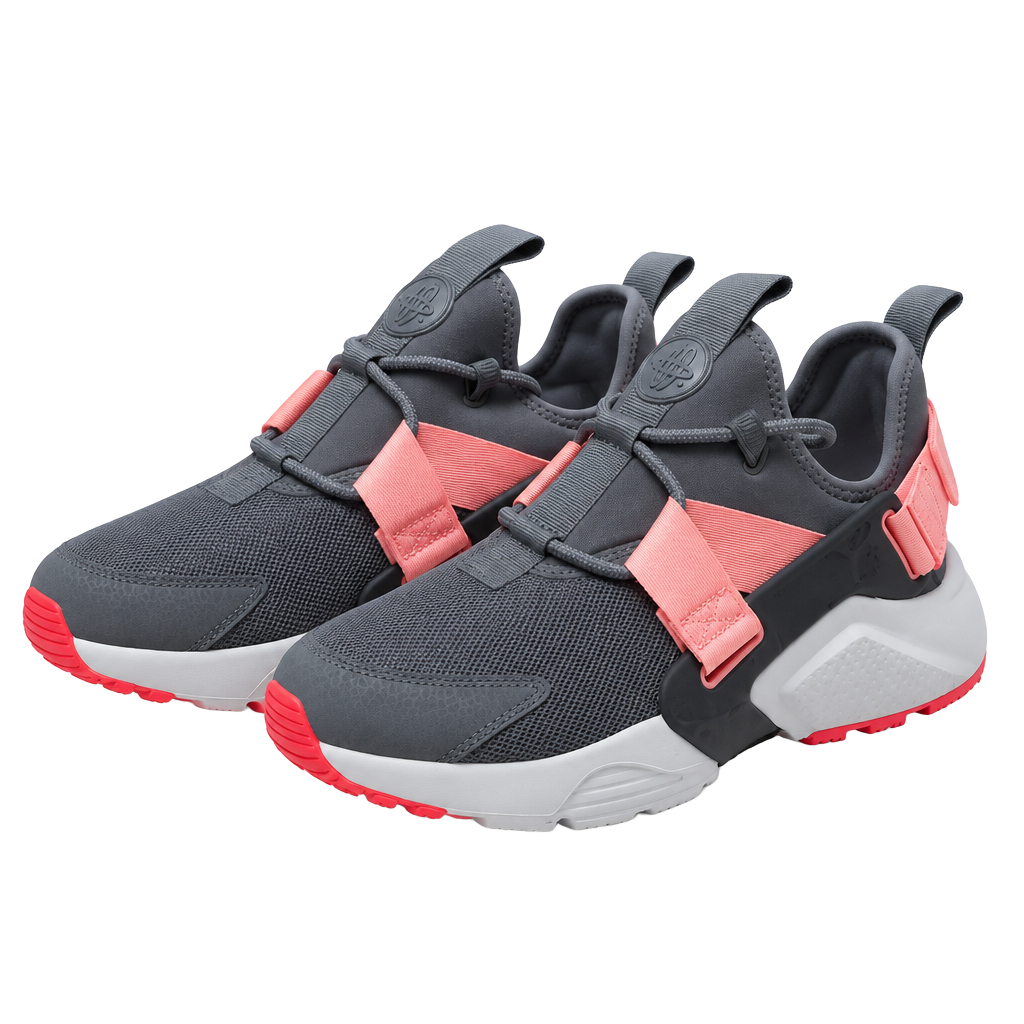Nike Air Huarache City Low Atmosphere Grey Hot Punch Shoes 1