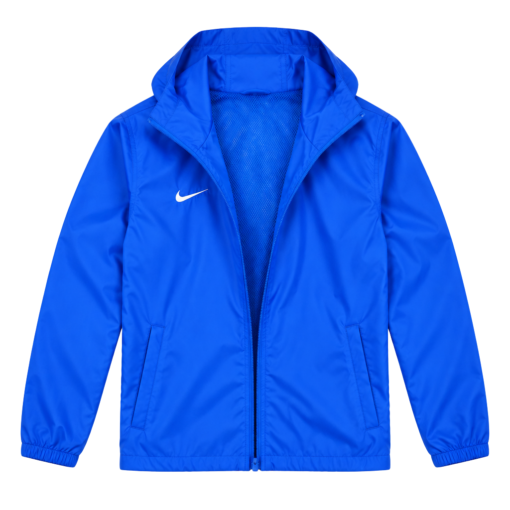 Nike Storm-Fit Jacket Size XL Blue Full Zip Hooded Windbreaker 1
