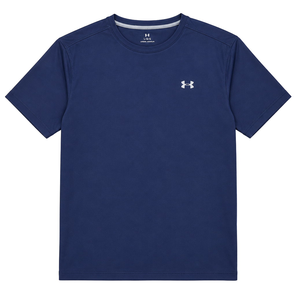 Under Armour Athletic T-Shirt Size M Blue Short Sleeve Shirt 1