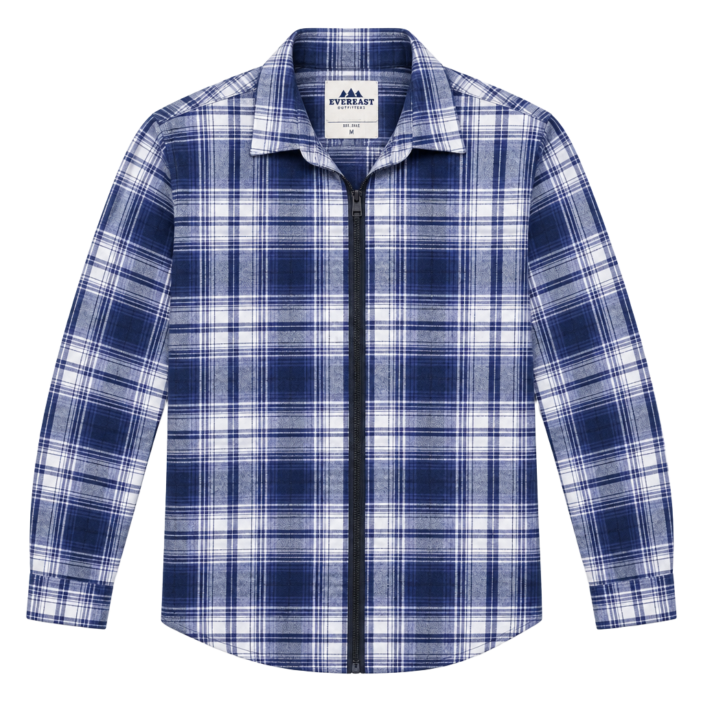 Northeast Outfitters Flannel Shirt Size SM Blue Plaid 1