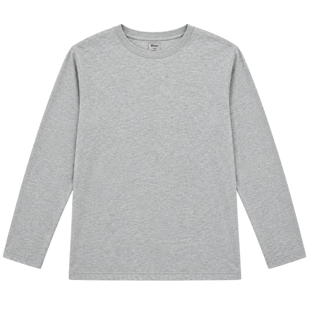 L.L. Bean Long Sleeve T-Shirt Size XL Tall Gray 100% Cotton 1