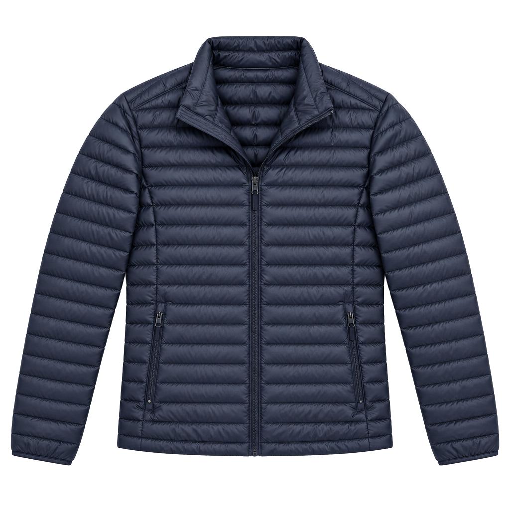 Duluth Trading Co. Puffer Jacket Size L Black Quilted Full Zip 1