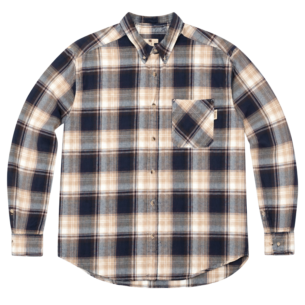 Woolrich Men's Long Sleeve Plaid Flannel Button-Up Shirt 1