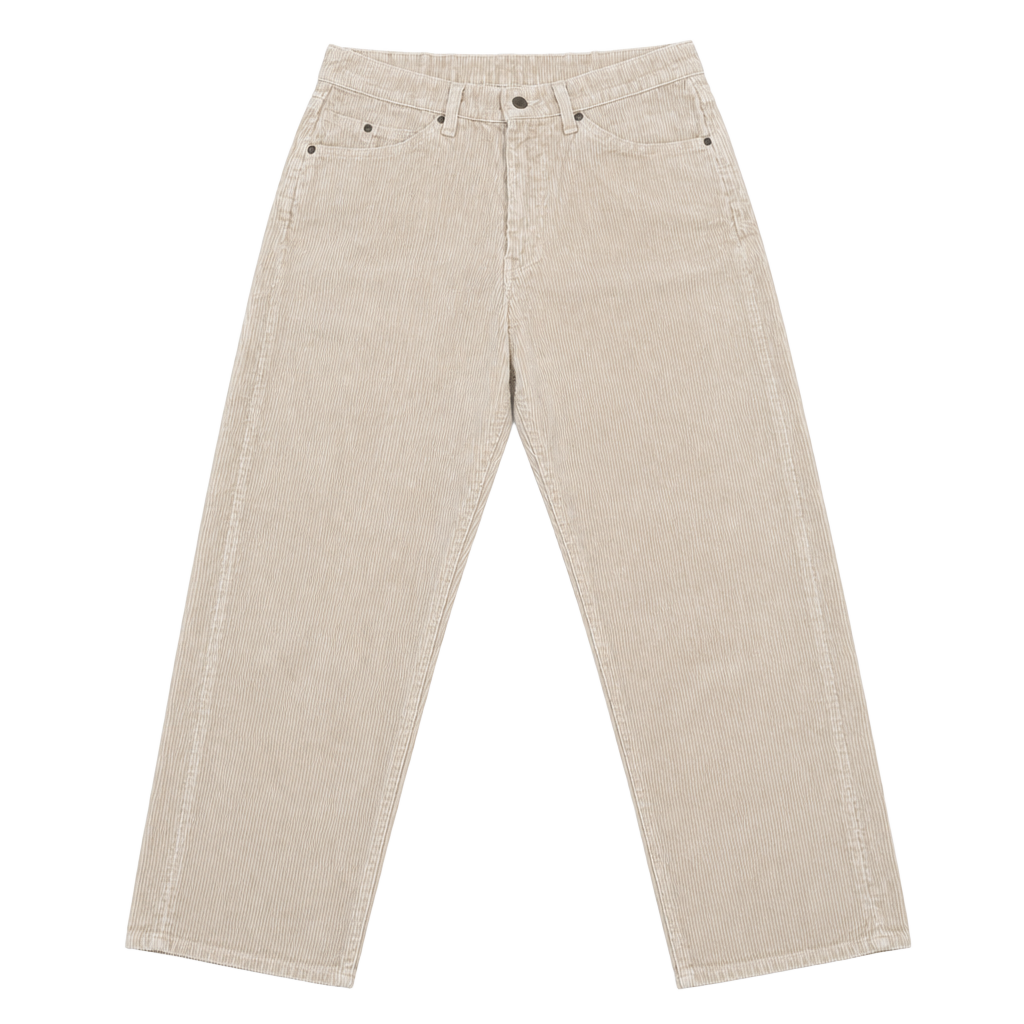 Levi's 565 Loose Fit Corduroy Pants Size 31x30 Beige Wide Leg 1