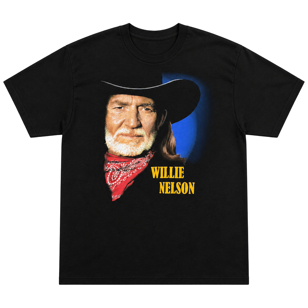 Willie Nelson 2012 Tour Graphic T-Shirt Black 1