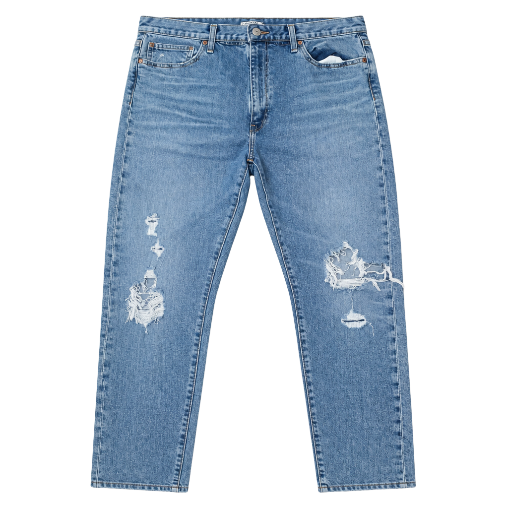 Levi's Premium 512 Distressed Slim Taper Jeans big E 1