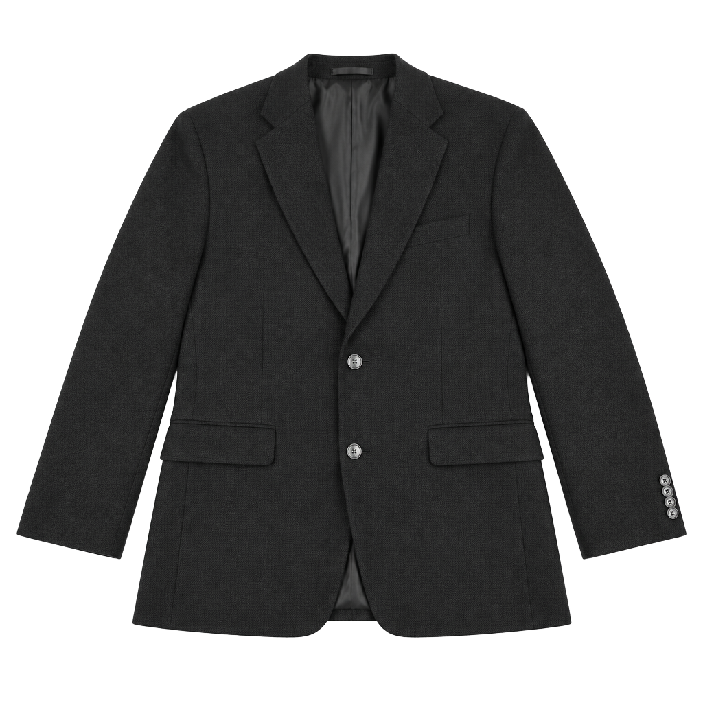 Jos. A. Bank Cashmere Blazer Size 44L Black Two Button Jacket Signature Series 1