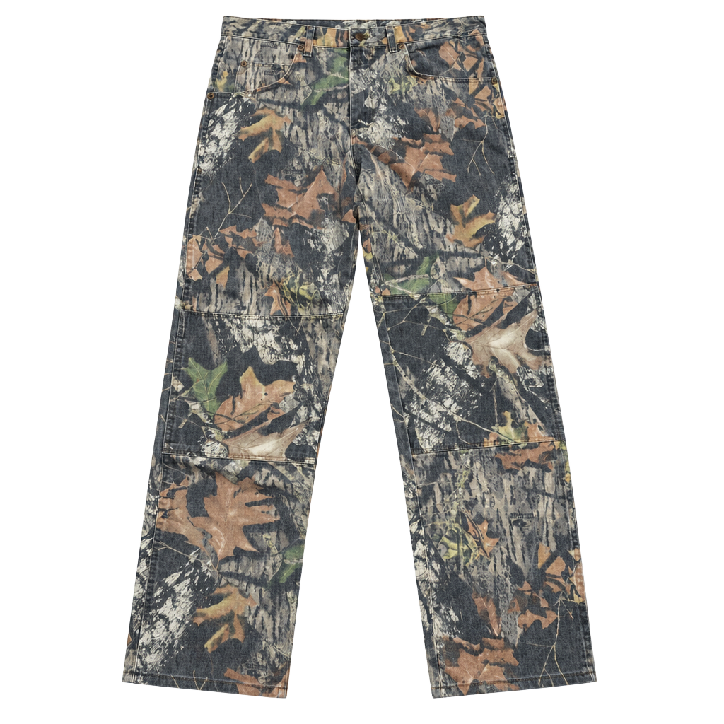 Wrangler Mossy Oak Break-Up Camo Double Knee Pants 34 x 32 1