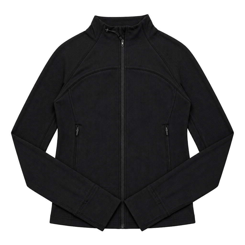 Lululemon Define Jacket Black Ribbed 1