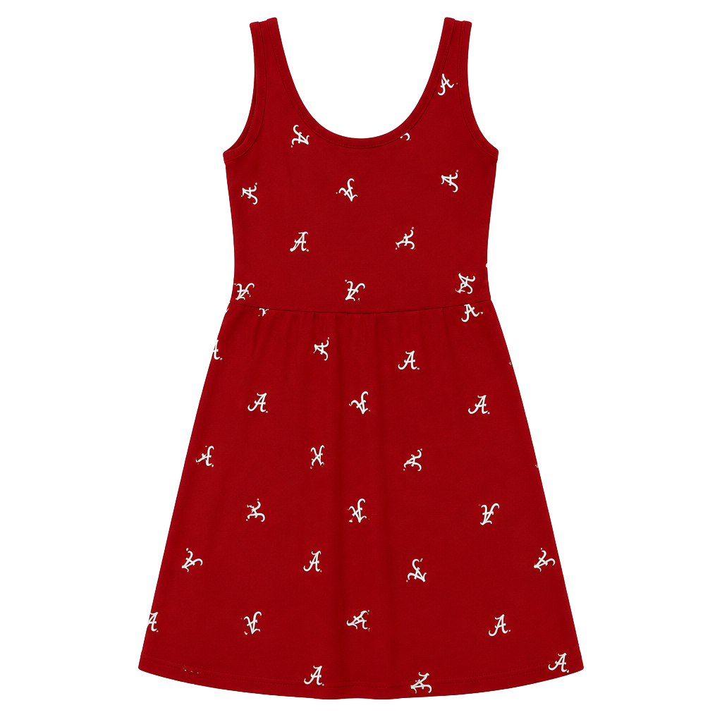 Chicka-d NCAA Alabama Crimson Tide Festival Dress Small NWT Red Gameday 1