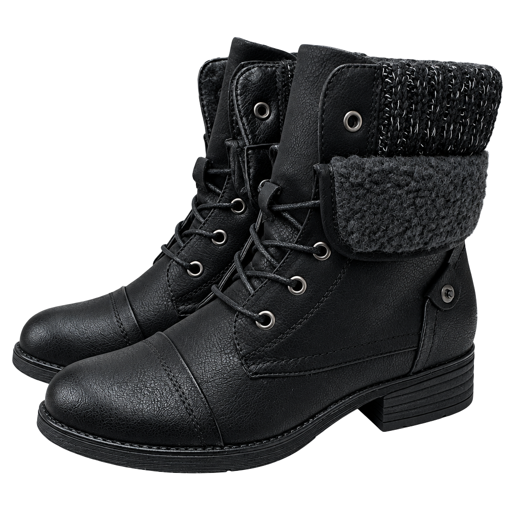 Women's Fall Ankle Boots Size 8 New Dashing Trending Black Boots Shoes Size 38 1
