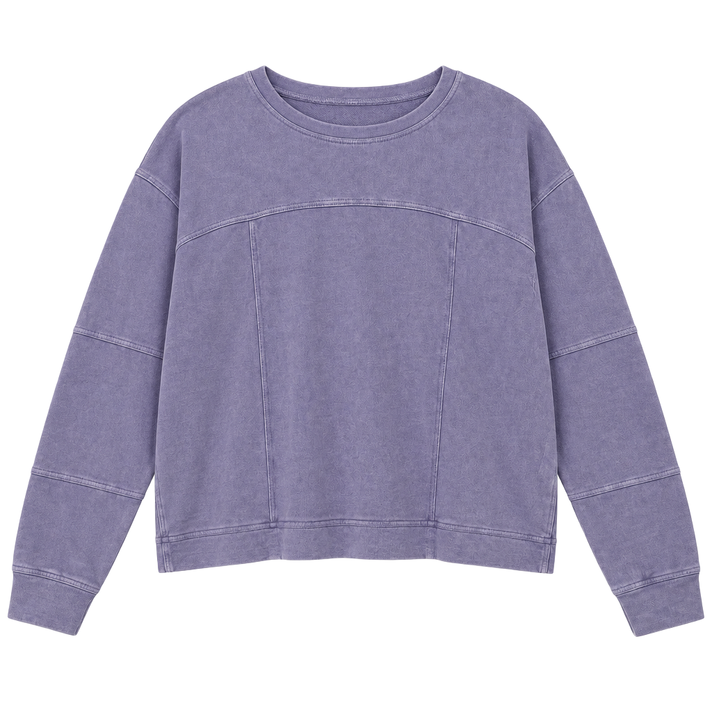 Pullover Sweatshirt Purple 1