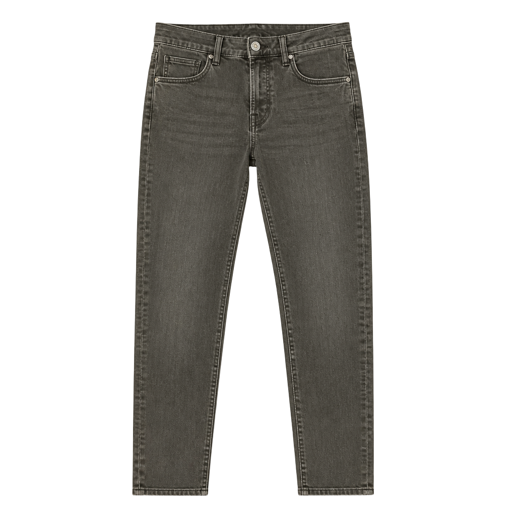 AllSaints Mid Rise Cigarette Black Denim Jeans Size 32 1