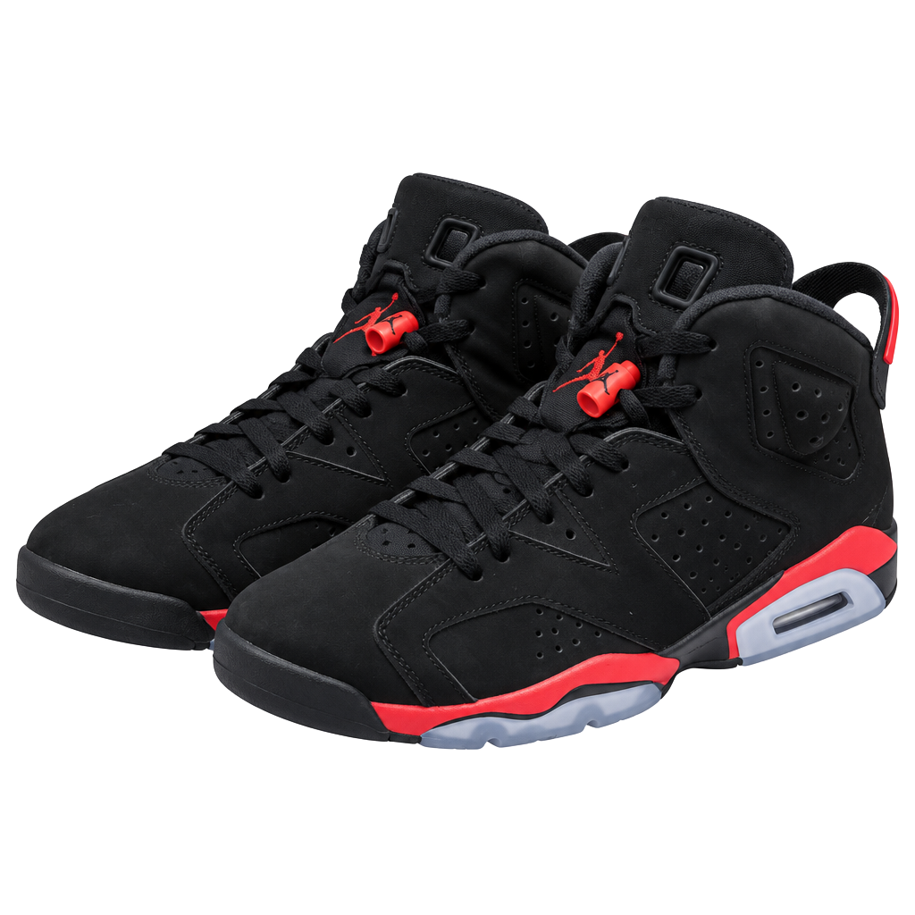 Jordan Air Jordan 6 Retro Size 7Y Black Infrared 1